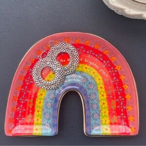 Weave Design Silver Earrings